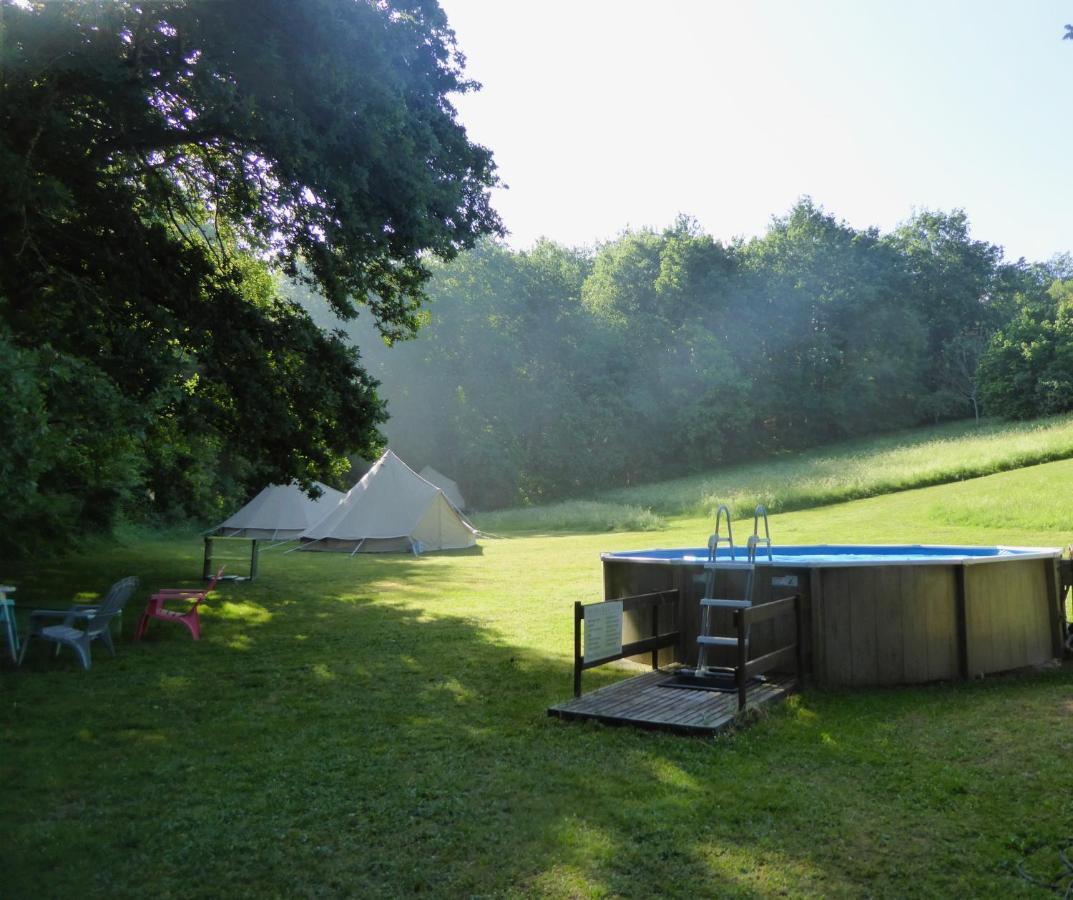 ホテル Belair Le Camping Champagnac-de-Bélair エクステリア 写真