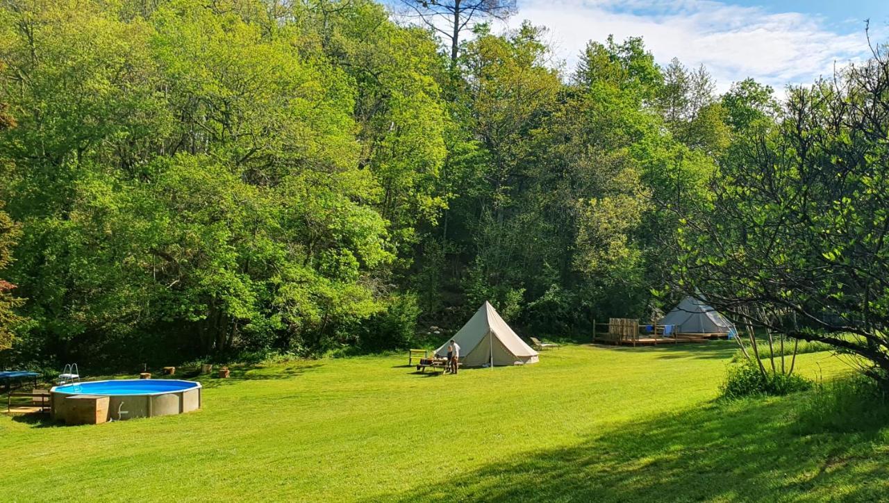 ホテル Belair Le Camping Champagnac-de-Bélair エクステリア 写真